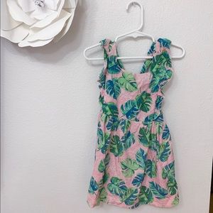 Zara kids/toddler dress size 2T/3T, leaf print